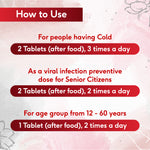 Kabasura Kudineer | Manages Respiratory Health | Helpful To Treat Dry & Wet Cough | Fights Viral Inflections | Natural Product | 60 Tabs, 500 mg