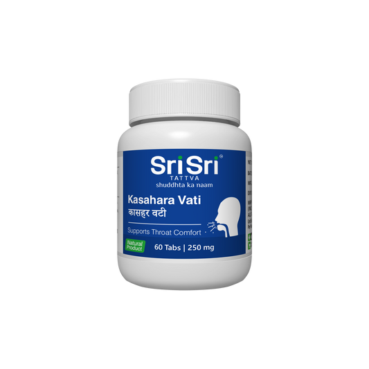 Kasahara Vati | Supports Throat Comfort & Respiratory Wellness | 60 Tabs, 250 mg