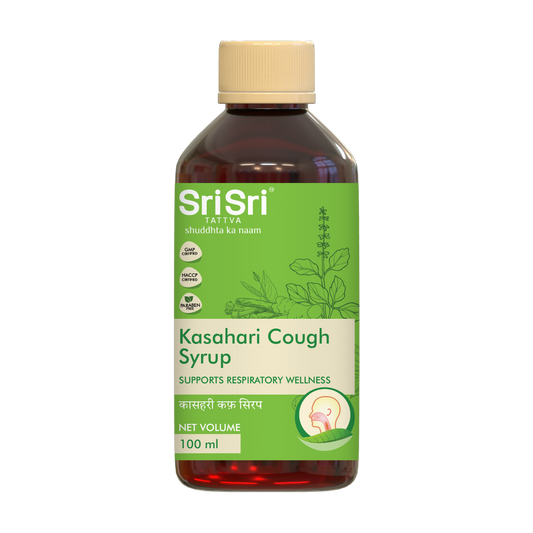 Kasahari Cough Syrup | Supports Throat Comfort & Respiratory Wellness | 100 ml