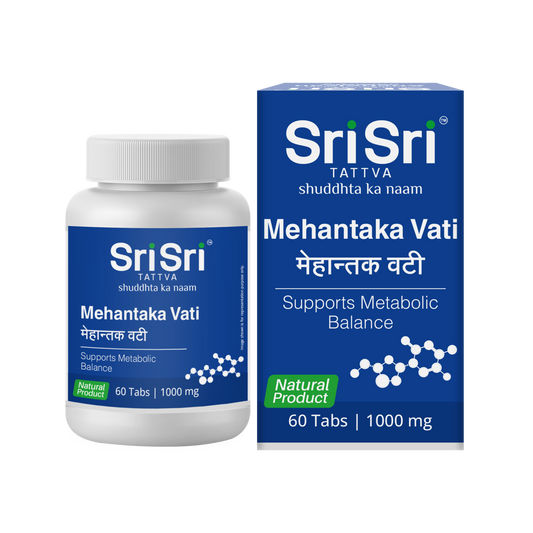Mehantaka Vati | Supports Metabolic Balance | 60 Tabs, 1000 mg