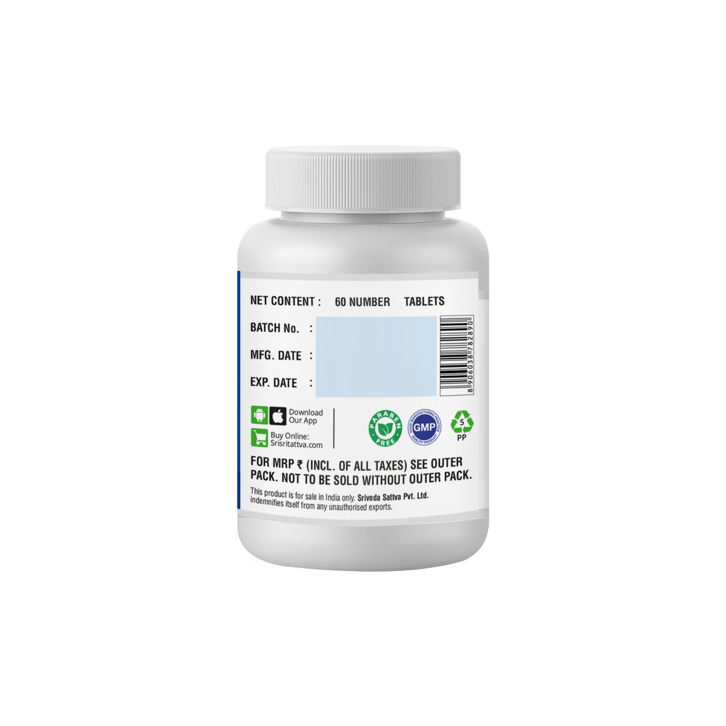 Mehantaka Vati | Supports Metabolic Balance | 60 Tabs, 1000 mg
