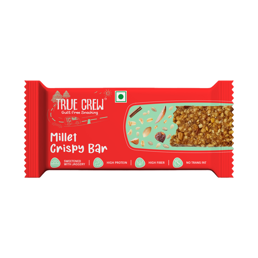 TRUE CREW - Millet Crispy Bar, 25 g
