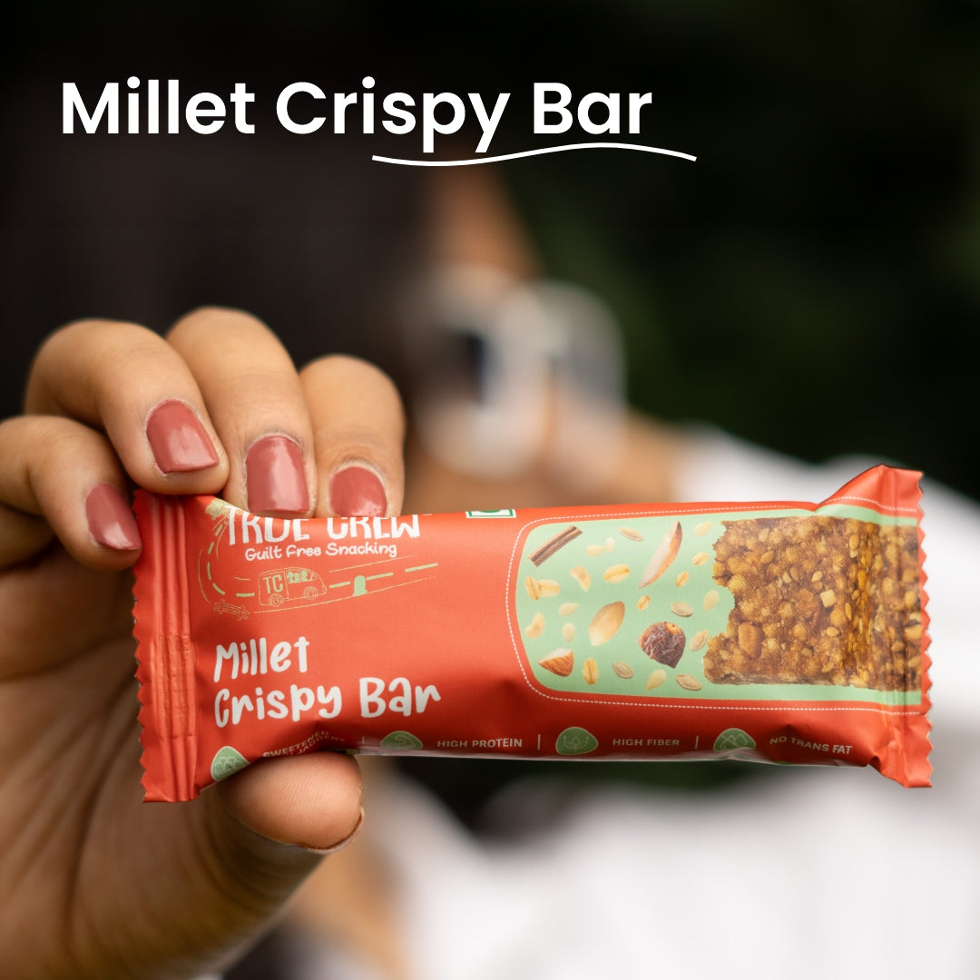 TRUE CREW - Millet Crispy Bar, 25 g
