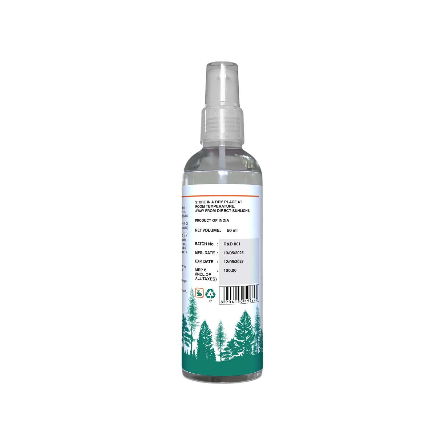 Mosquito Repellent - Long-Lasting Protection from Insects, 50ml