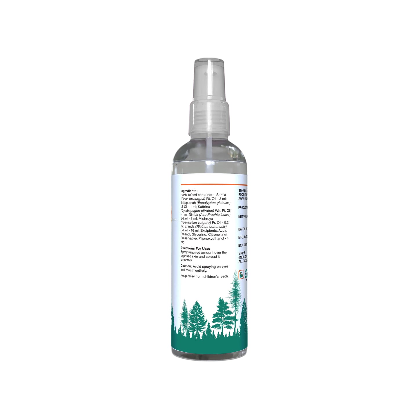 Mosquito Repellent - Long-Lasting Protection from Insects, 50ml