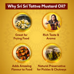 Premium Kachi Ghani Mustard Oil, 15 L