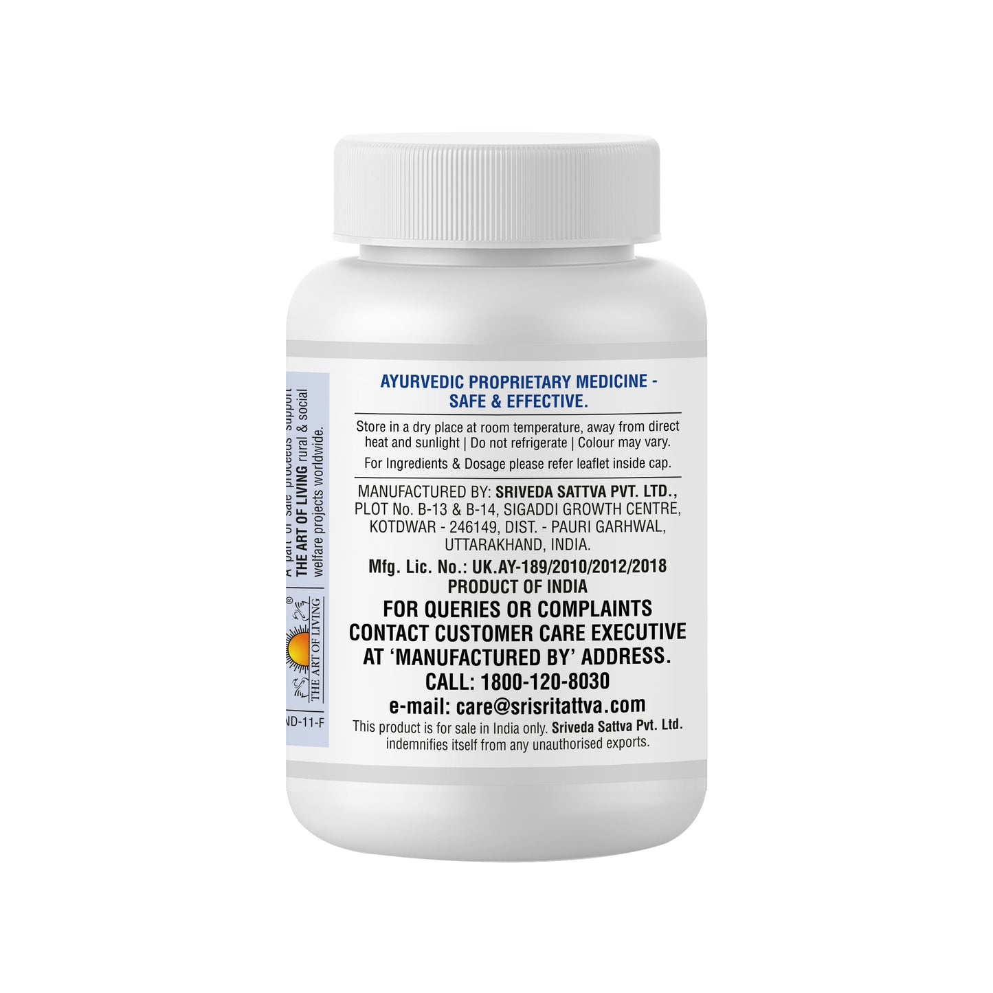 Narayana Kalpa - Stress Reliever, 60 Tabs | 500 mg