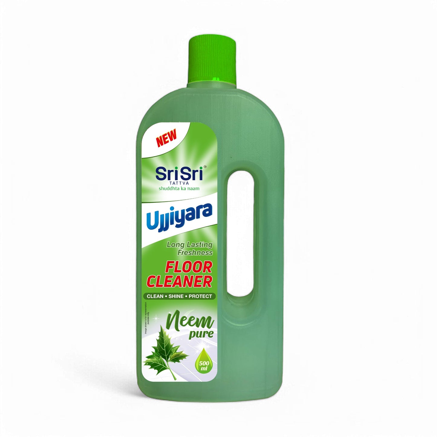 Ujjiyara Floor Cleaner Neem Pure - Long Lasting Freshness, 500ml (Buy 1 Get 1)