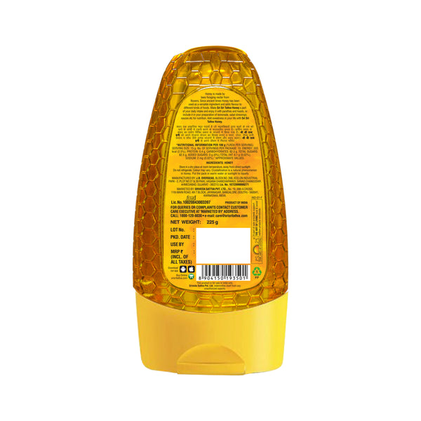 Honey - 100% Natural & Pure, No sugar adulteration, 225 g (Buy 1 Get 1 Free)