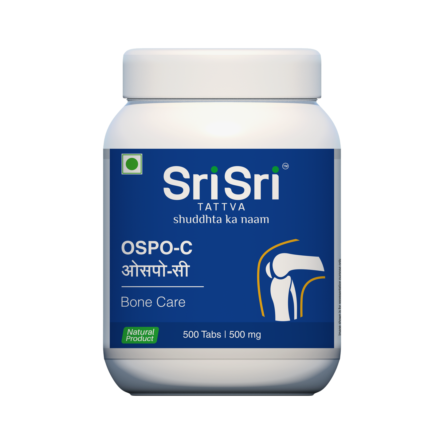 OSPO-C - For Stronger Bones | Maintains Bone & Joint Health, Helps Prevent Osteoporosis | Restores Calcium Levels | 500 Tabs, 500 mg