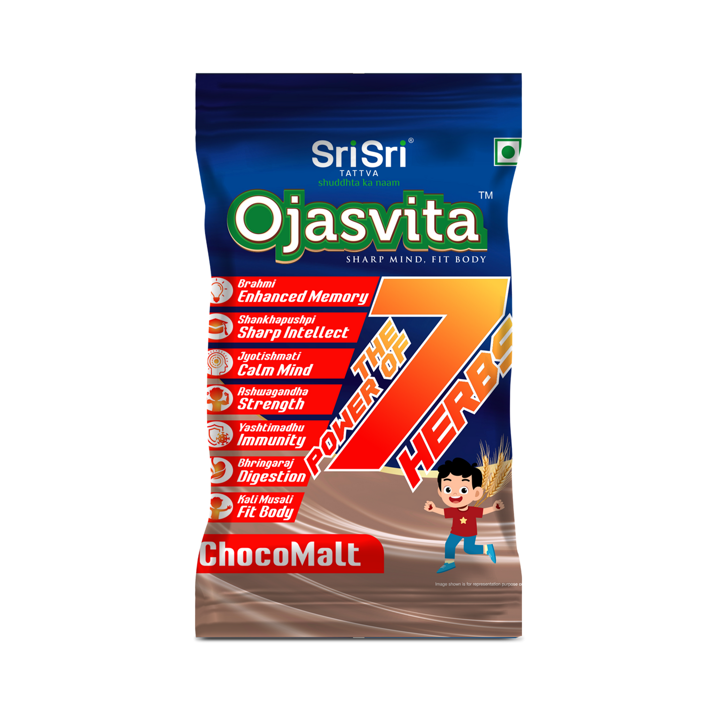 ChocoMalt Ojasvita - Sharp Mind & Fit Body, 75 g x 2