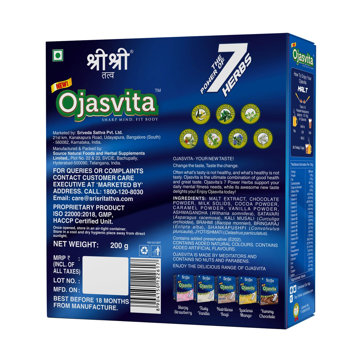 Malt Ojasvita - Sharp Mind & Fit Body, 200 g