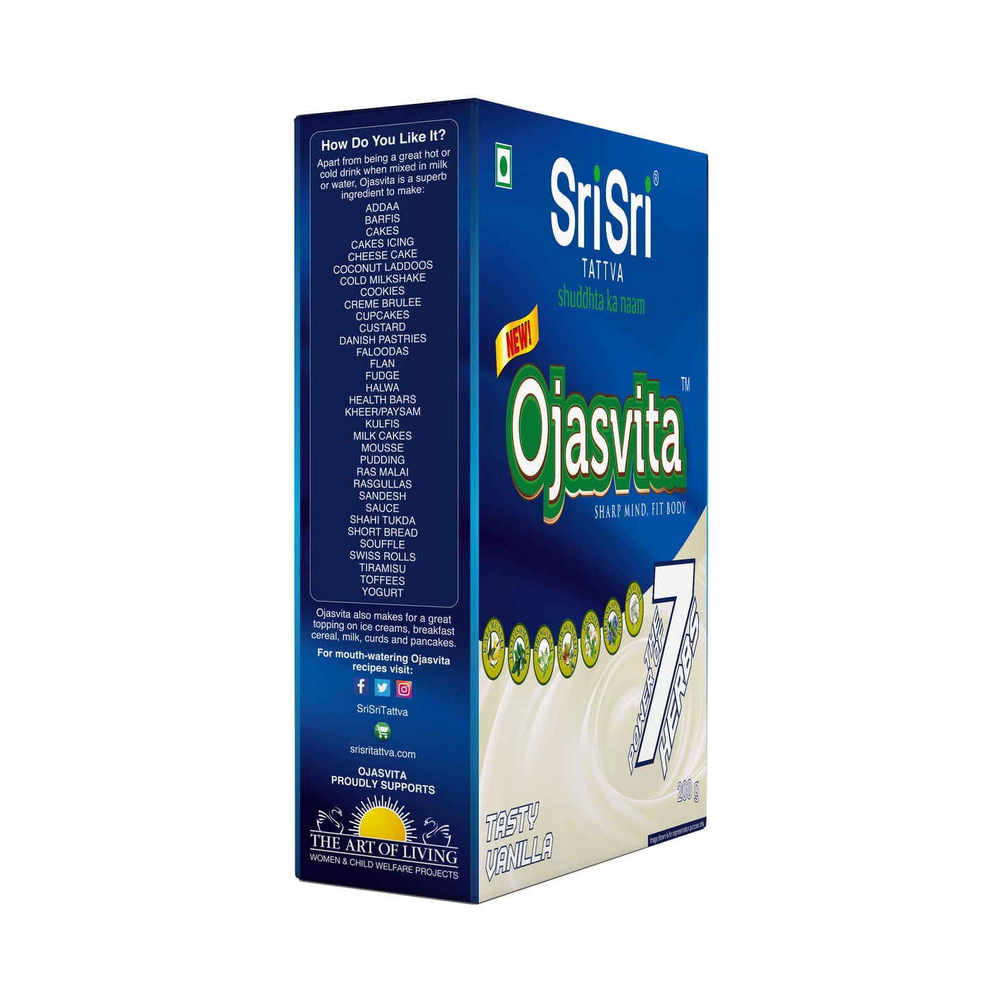 Vanilla Ojasvita - Sharp Mind & Fit Body, 200 g