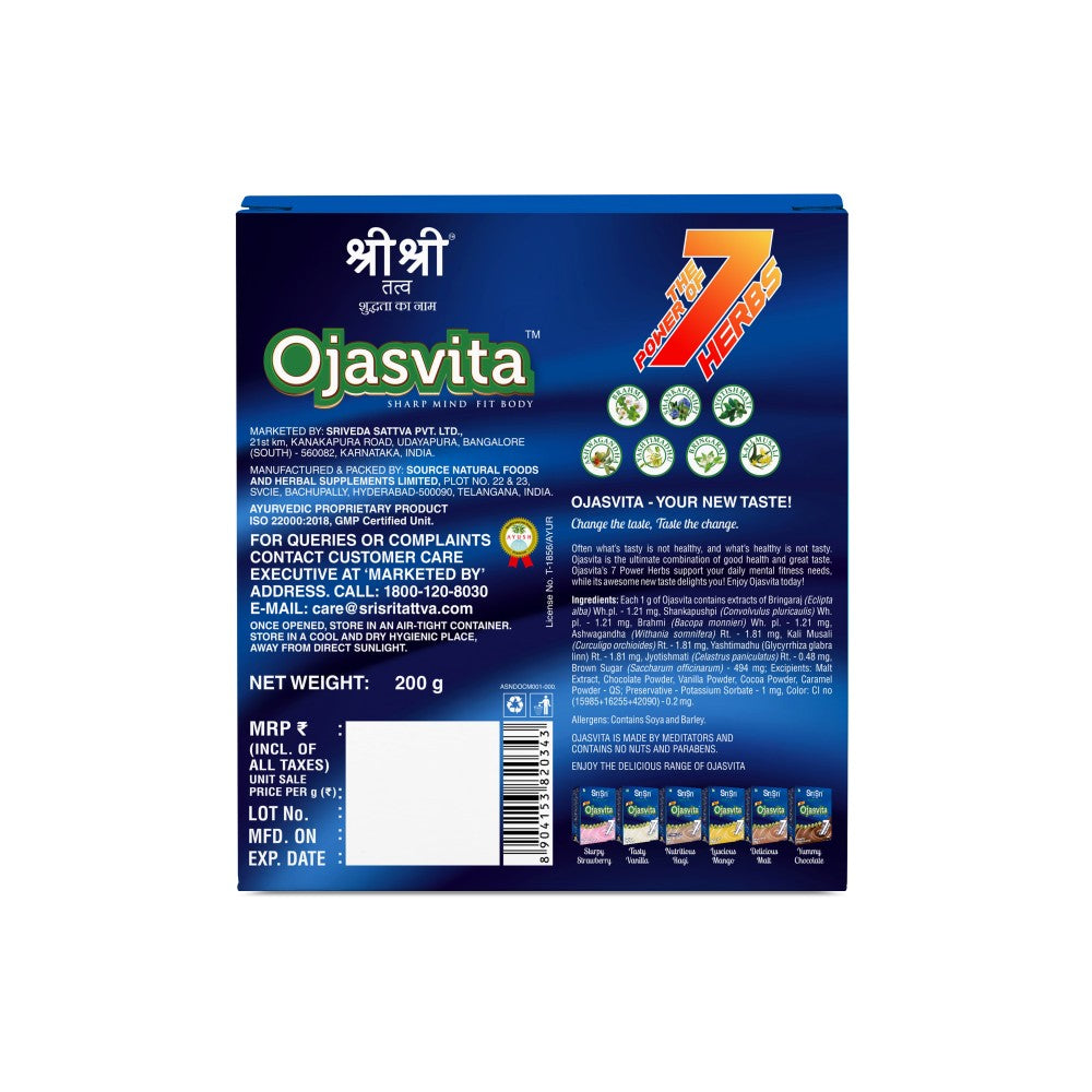 ChocoMalt Ojasvita - Sharp Mind & Fit Body, 200 g