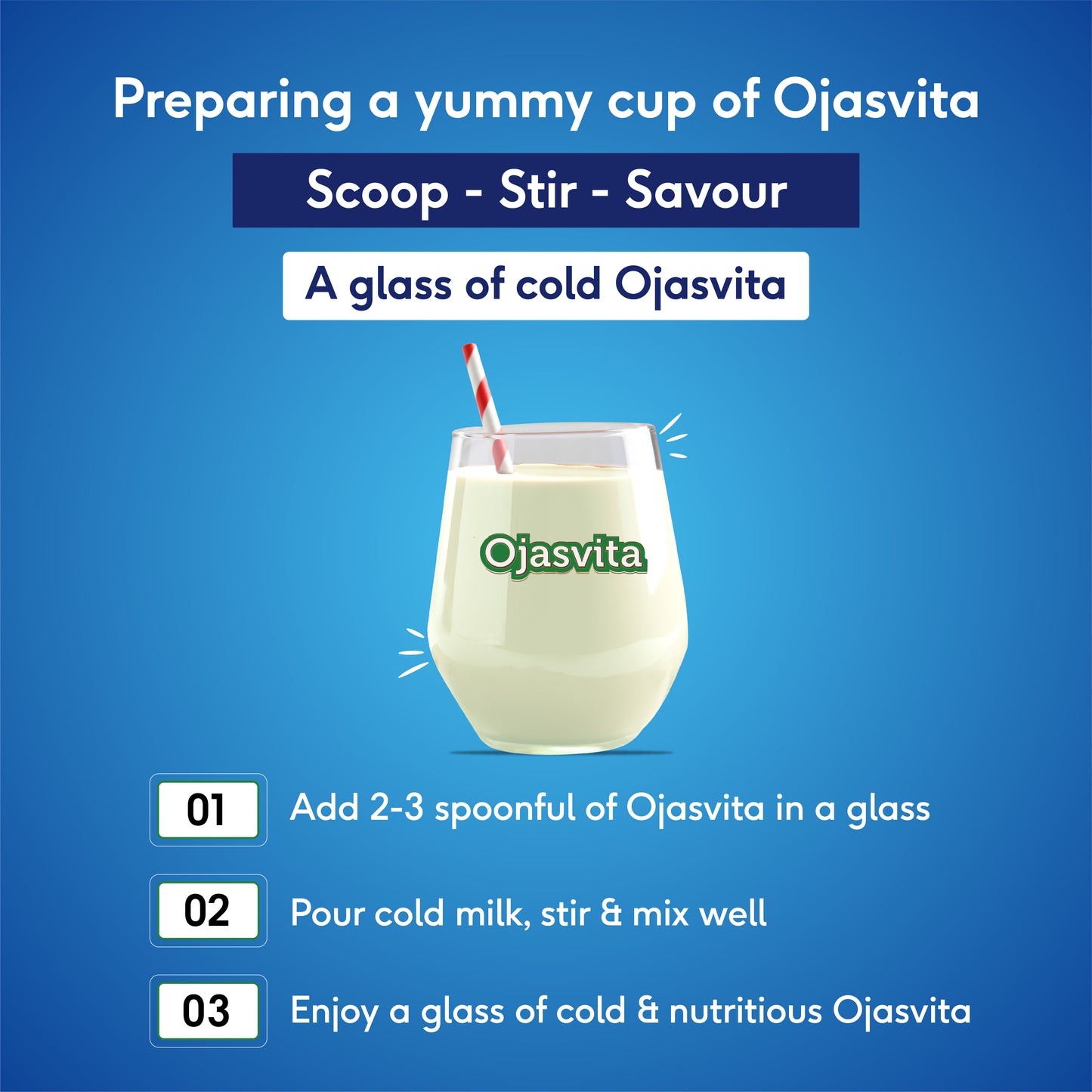 Vanilla Ojasvita - Sharp Mind & Fit Body, 1 kg (Refill Pack)