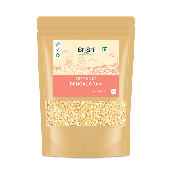 Organic Bengal Gram (Chana Dal), 500g
