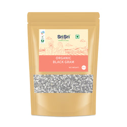 Organic Black Gram Split (Urad Dal), 500g - Dals & Pulses 