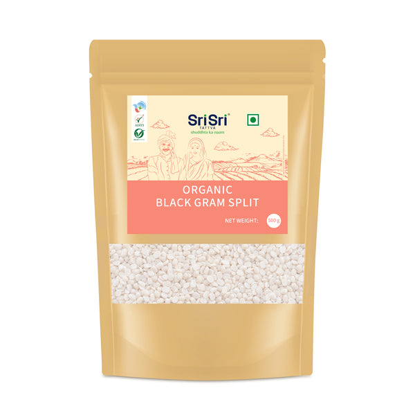 Organic Black Gram Split (Dhuli Urad Dal), 500g