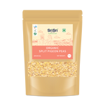 Organic Split Pigeon Peas (Toor Dal), 500g