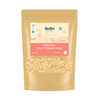 Organic Split Pigeon Peas (Toor Dal), 500g