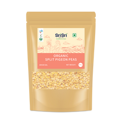 Organic Split Pigeon Peas (Toor Dal), 500g - Dals & Pulses 