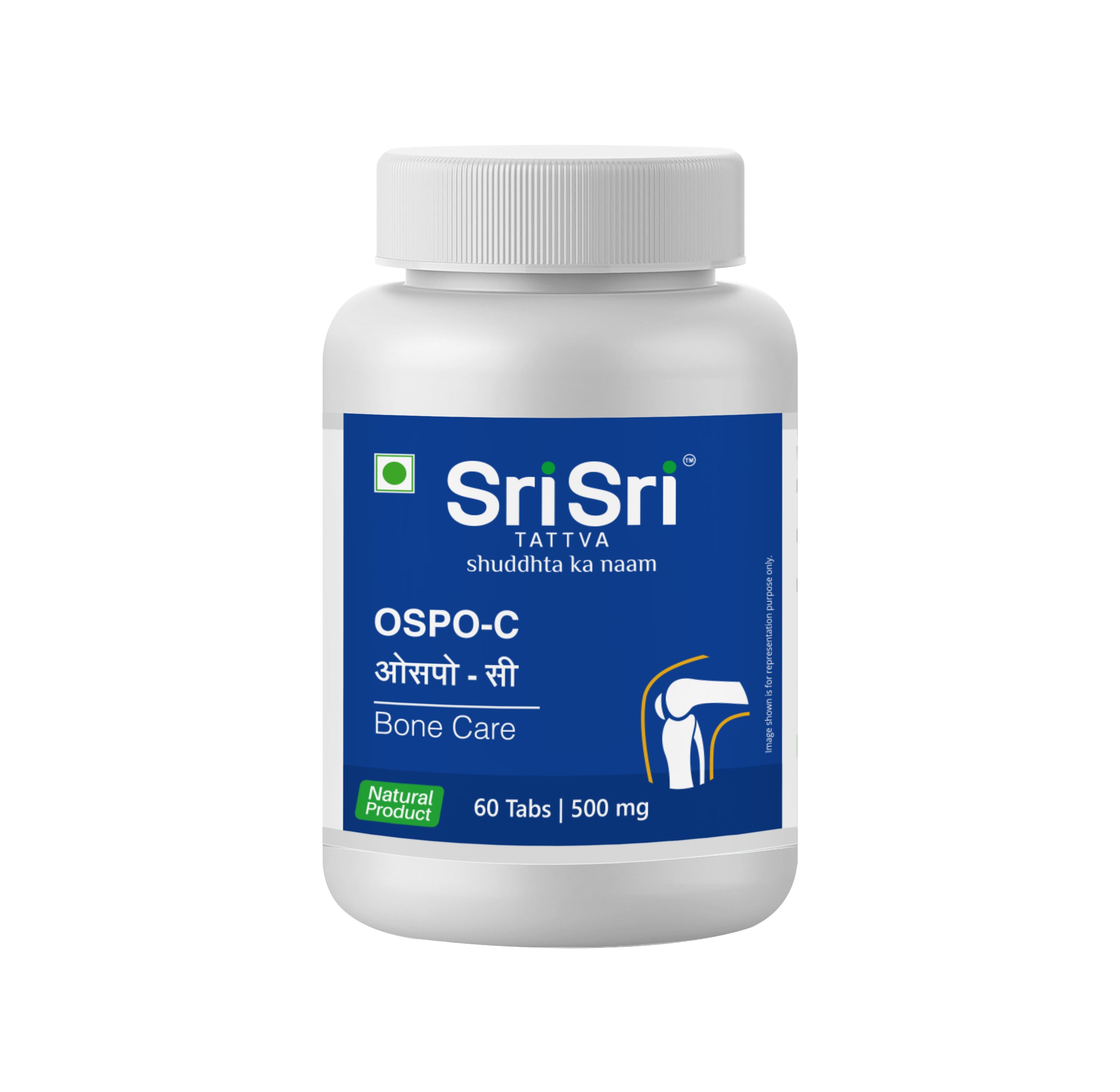 Sri Sri Tattva OSPO C 500 mg Bottle of 60 QTY