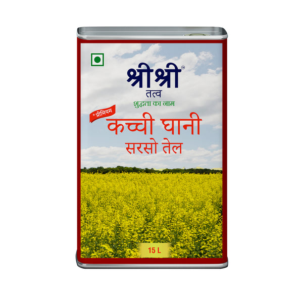 Premium Kachi Ghani Mustard Oil, 15 L