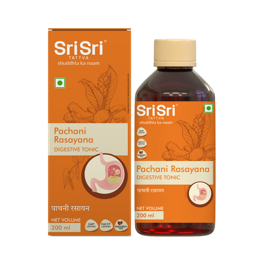 Pachani Rasayana - Digestive Tonic | In Indigestion, Satiety, Sour Eructation, Bloating and Abdominal Discomfort | 200 ml