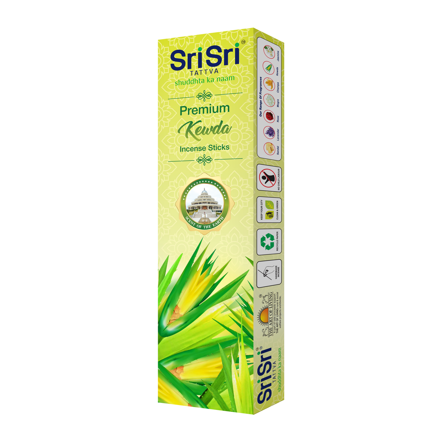 Premium Kewda Incense Sticks For Pooja | 55 Agarbatti Sticks | Fragrances – Natural Kewda | 100 g