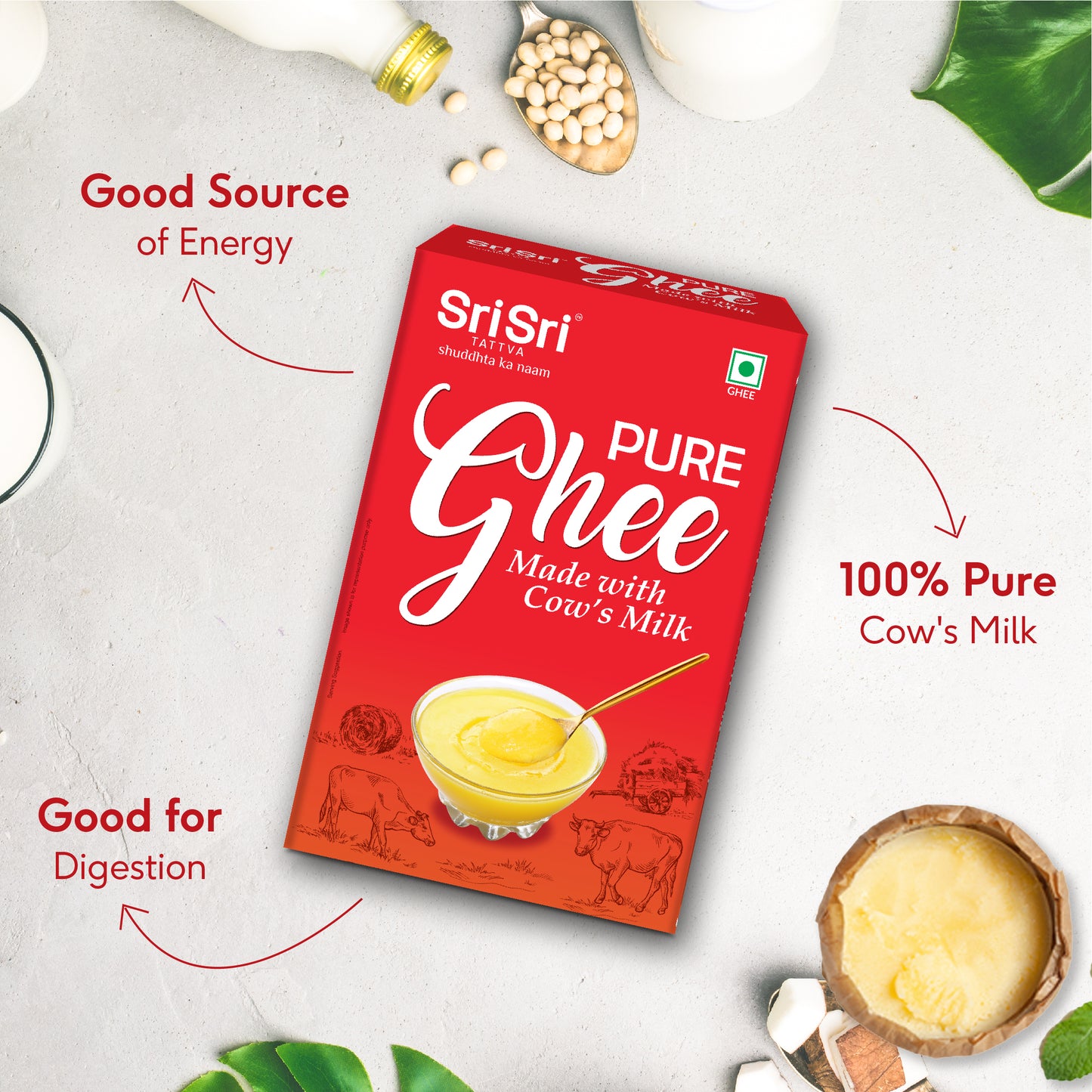 Pure Ghee 1 L | Made with Cow's Milk