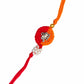 Red and Yellow Handmade Rakhi