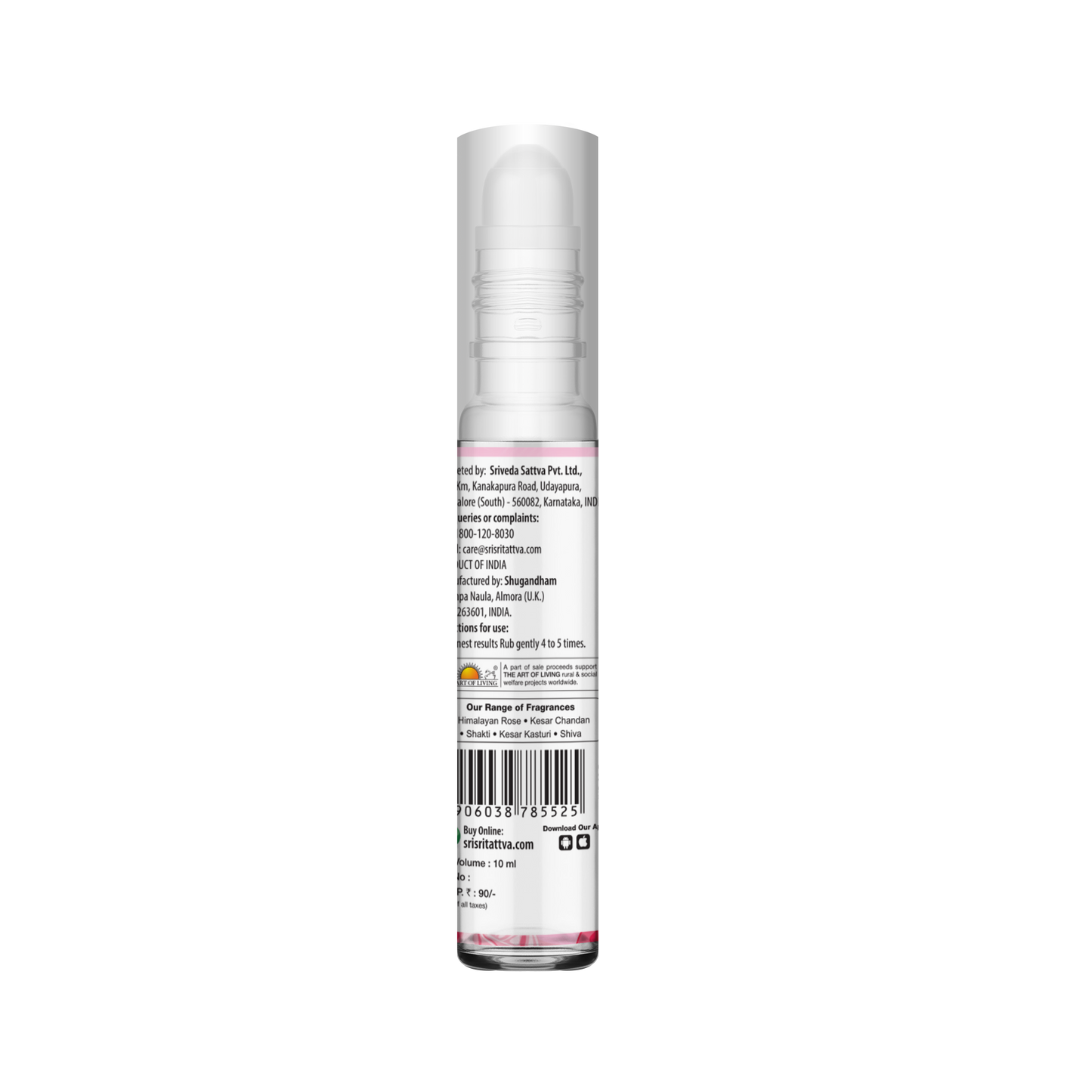 Roll On Perfume Himalayan Rose, 10 ml