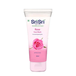Rose Face Wash - For Toned & Glowing Skin, 60ml - Face Wash, Creams and Face Care 
