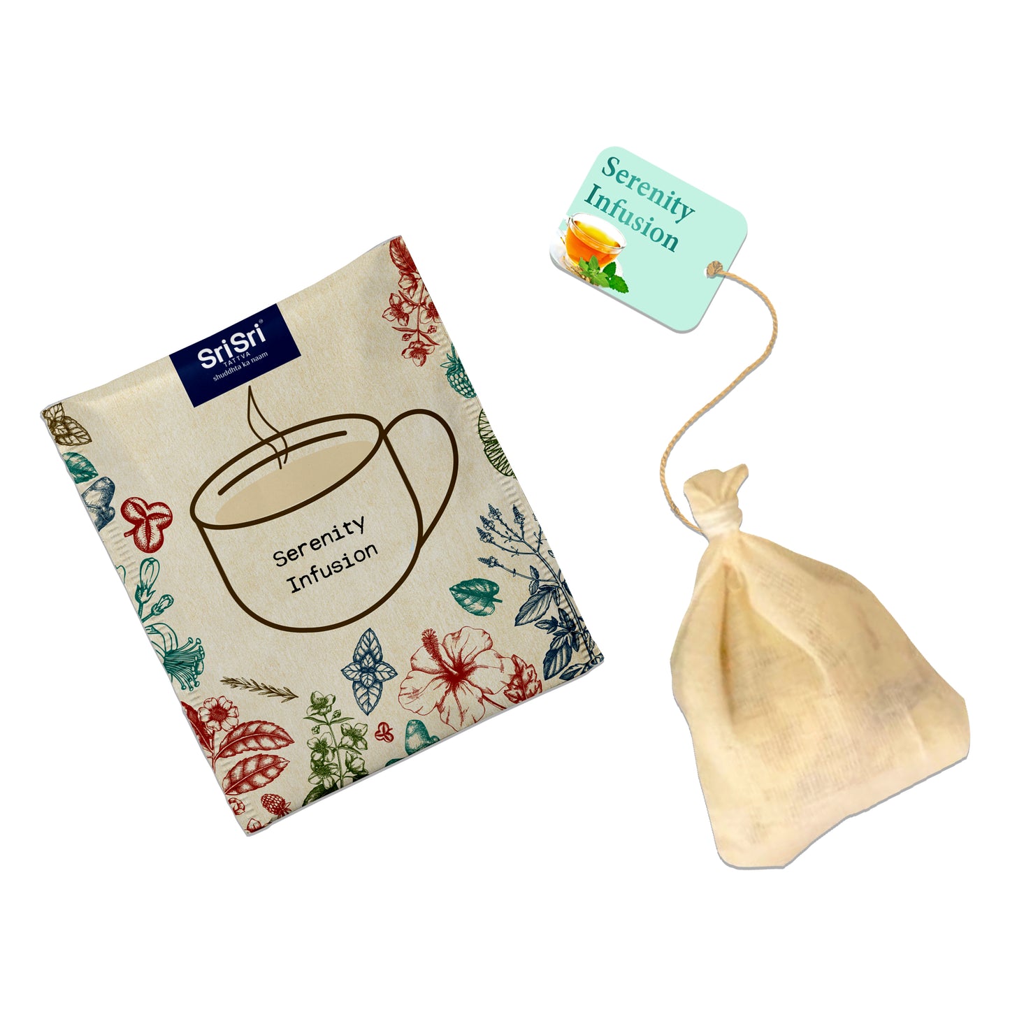 Serenity Infusion - FOR STAYING CALM - A truly calming daily cup, when you need it most - 20 Dip Bags
