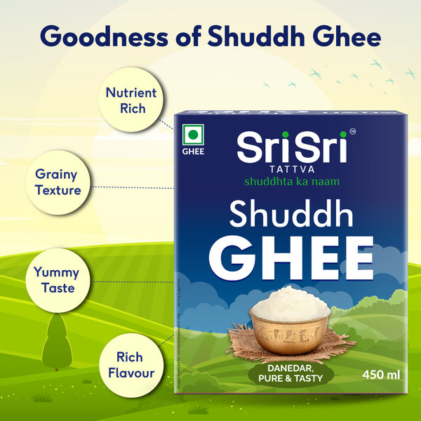 Shuddh Ghee - Danedar, Pure & Tasty, 450ml