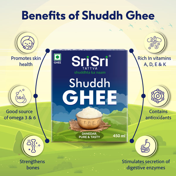 Shuddh Ghee - Danedar, Pure & Tasty, 450ml