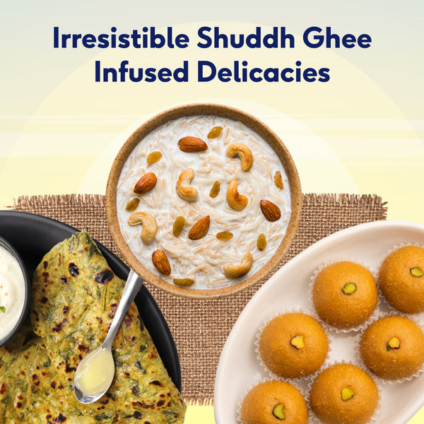 Shuddh Ghee - Danedar, Pure & Tasty, 450ml