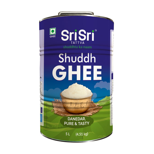 Shuddh Ghee - Danedar, Pure & Tasty, 5 L