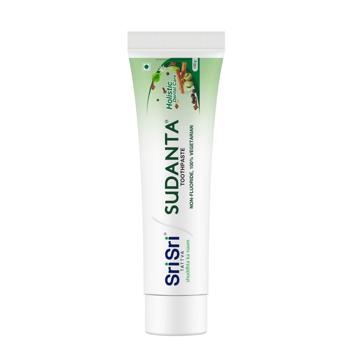 Sudanta Toothpaste -  Non - Fluoride - 100% Vegetarian, 100 g