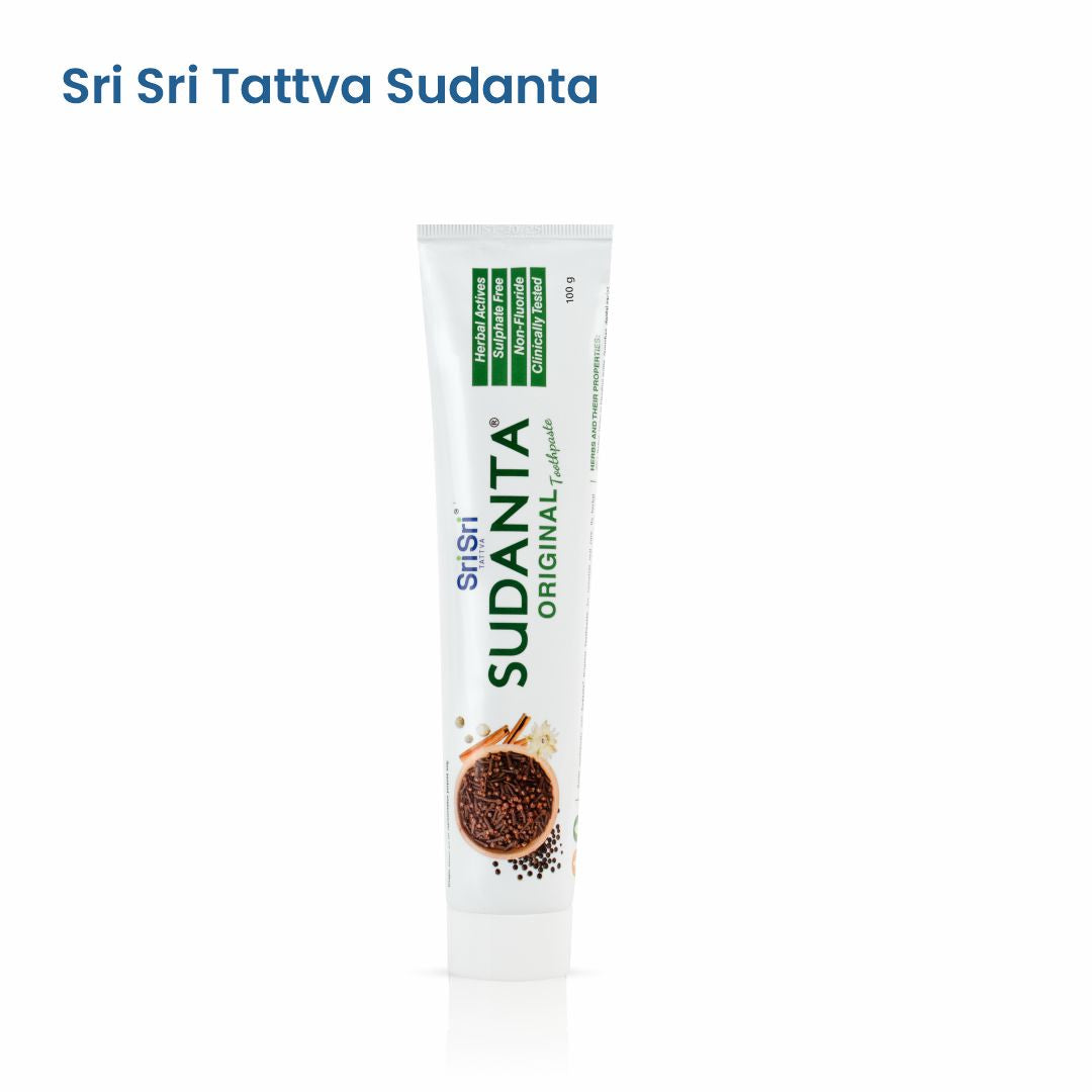 Sudanta Original Toothpaste -  Non - Fluoride - 100% Vegetarian, 100 g