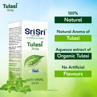 Tulasi Arka - Ayurvedic Anti Viral Drop | Natural Immunity Booster for Adults | Strengthens Respiratory System | 30ml
