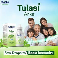 Tulasi Arka - Ayurvedic Anti Viral Drop | Natural Immunity Booster for Adults | Strengthens Respiratory System | 30ml