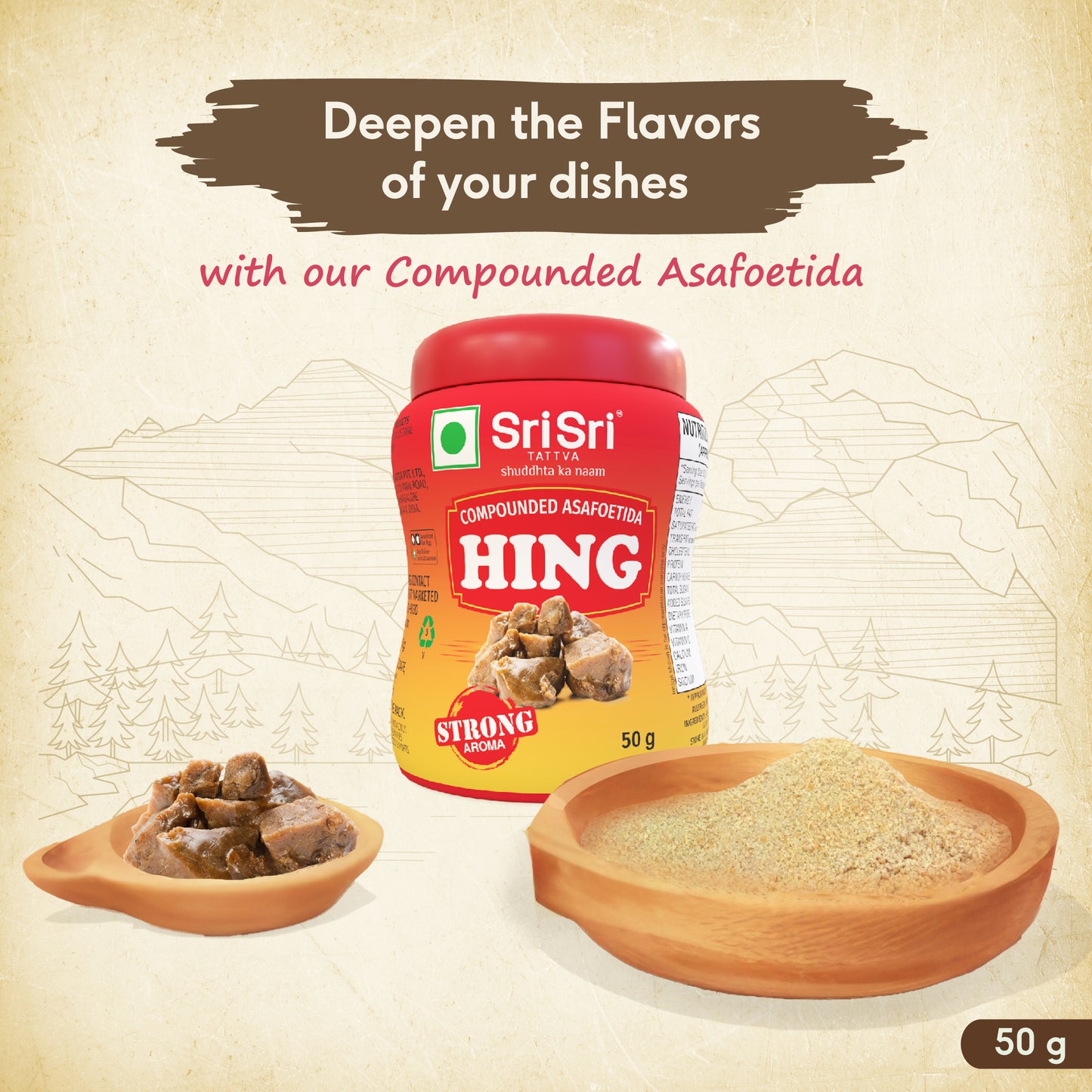 Compounded Asafoetida Hing, 50 g