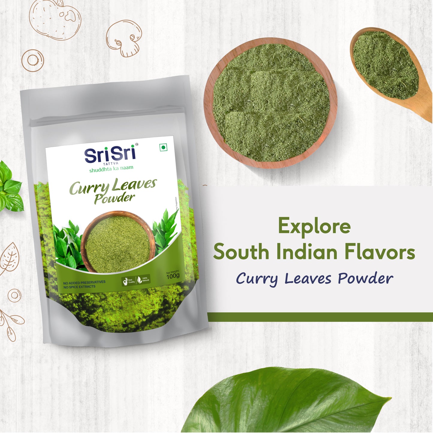 Curry Leaves Powder, 100 g