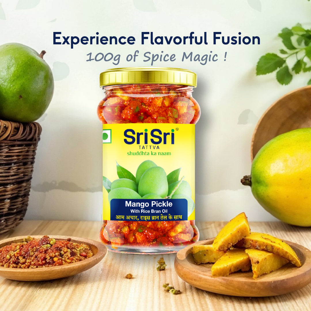 Mango Pickle - Rice Bran Oil, 300g