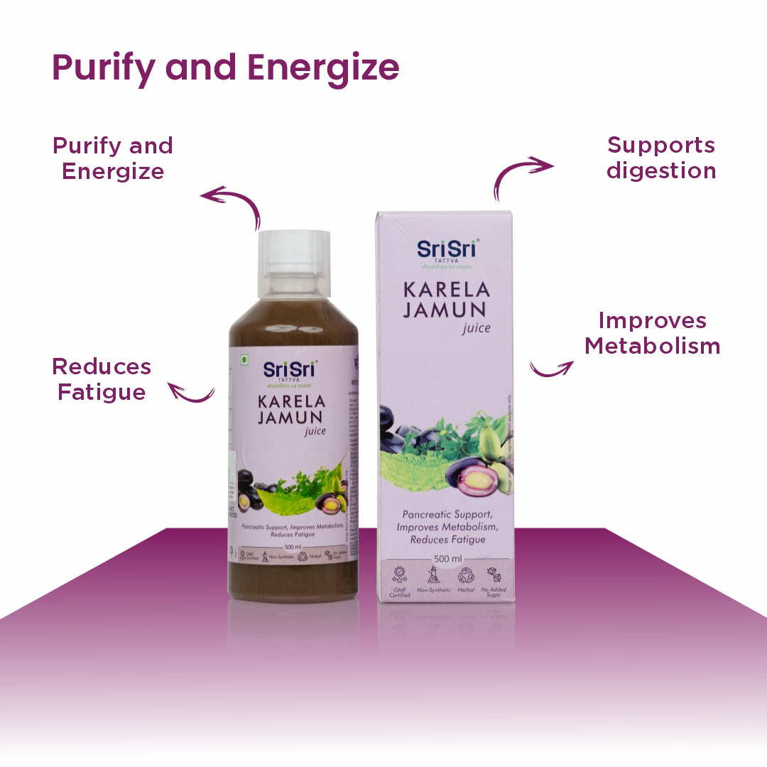 Karela Jamun Juice | Supports Metabolic Balance, Energy & Overall Wellness |  500 ml