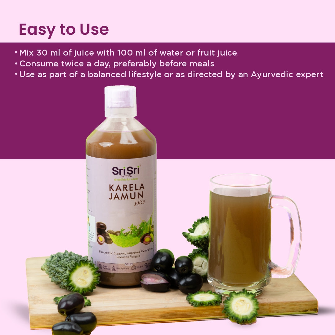 Karela Jamun Juice | Supports Metabolic Balance, Energy & Overall Wellness |  500 ml