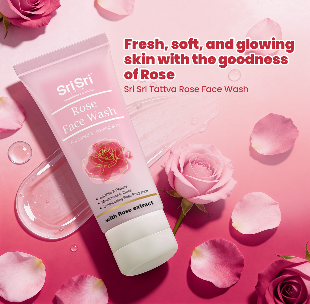 Rose Face Wash - For Toned & Glowing Skin, 100 ml