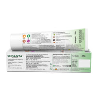 Sudanta Toothpaste -  Non - Fluoride - 100% Vegetarian, 200 g - Pack of 3