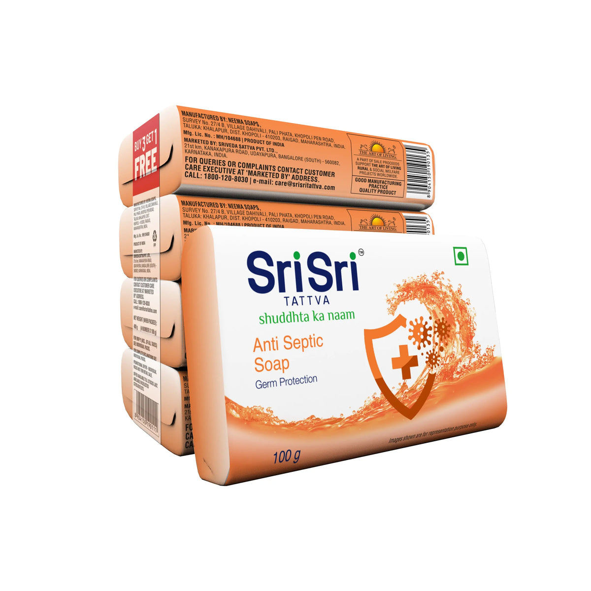 Buy Ayurvedic Soaps and Body Wash Online | Sri Sri Tattva